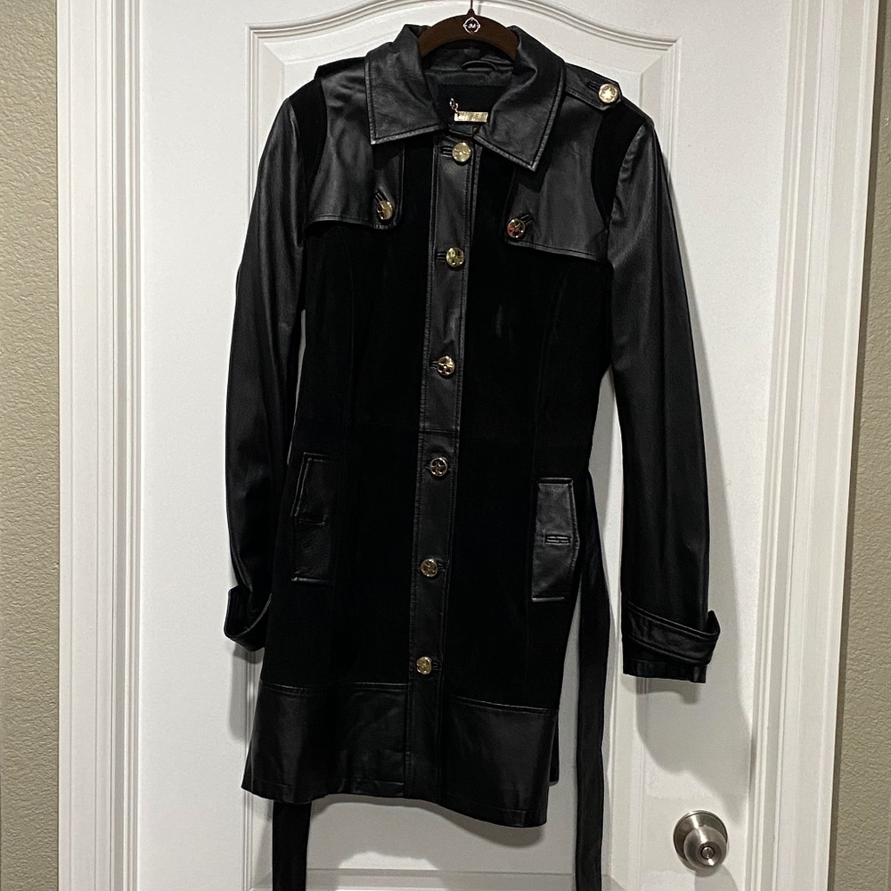 Beautiful Suede and Leather Iman Jacket